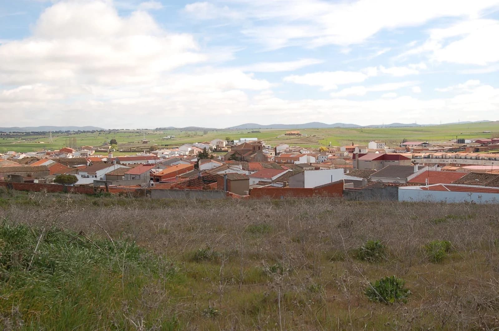 Tejados de un pueblo del valle